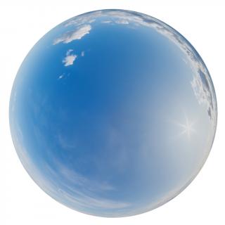 HDRi Skydome of Clouded Sky 12K